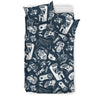 Gaming Pattern Print Duvet Cover Bedding Set-grizzshop