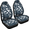 Gaming Pattern Print Universal Fit Car Seat Covers-grizzshop