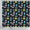 Gaming Print Pattern Bathroom Shower Curtain-grizzshop