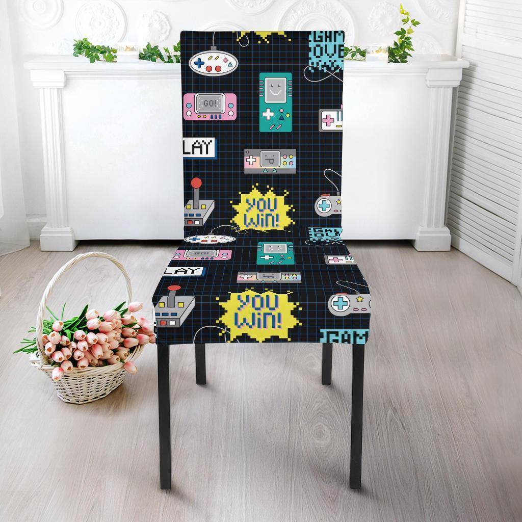 Gaming Print Pattern Chair Cover-grizzshop