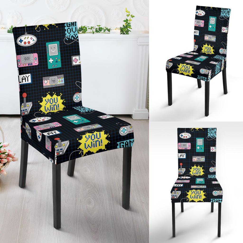 Gaming Print Pattern Chair Cover-grizzshop