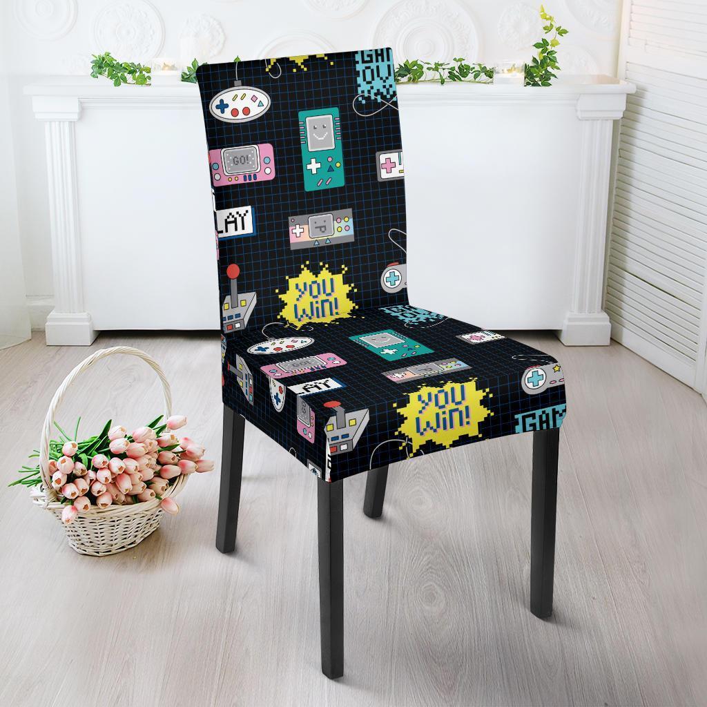 Gaming Print Pattern Chair Cover-grizzshop