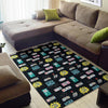 Gaming Print Pattern Floor Mat-grizzshop