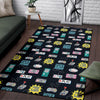 Gaming Print Pattern Floor Mat-grizzshop