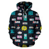 Gaming Print Pattern Men Women Pullover Hoodie-grizzshop