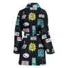 Gaming Print Pattern Women Long Robe-grizzshop