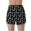 Gaming Print Pattern Women's Shorts-grizzshop