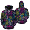 Ganesha Pattern Print Men Women Pullover Hoodie-grizzshop