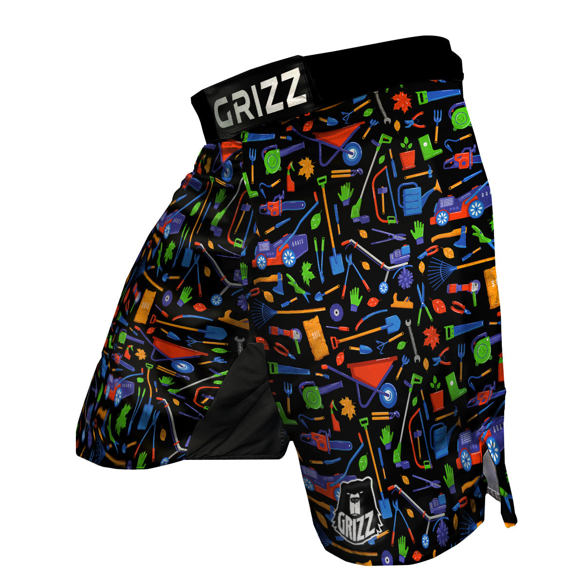 Garden Tools Print Pattern MMA Shorts-grizzshop