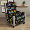 Gay Pride Rainbow Print Pattern Armchair Protector-grizzshop