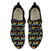 Gay Pride Rainbow Print Pattern Black Athletic Shoes-grizzshop