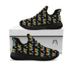 Gay Pride Rainbow Print Pattern Black Athletic Shoes-grizzshop