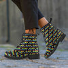 Gay Pride Rainbow Print Pattern Leather Boots-grizzshop
