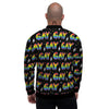 Gay Pride Rainbow Print Pattern Men's Bomber Jacket-grizzshop