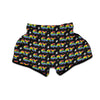 Gay Pride Rainbow Print Pattern Muay Thai Boxing Shorts-grizzshop