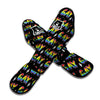 Gay Pride Rainbow Print Pattern Muay Thai Shin Guards-grizzshop