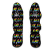 Gay Pride Rainbow Print Pattern Muay Thai Shin Guards-grizzshop