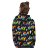 Gay Pride Rainbow Print Pattern Women's Hoodie-grizzshop