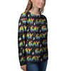 Gay Pride Rainbow Print Pattern Women's Sweatshirt-grizzshop