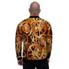 Gears And Steampunk Cogs Print Men's Bomber Jacket-grizzshop