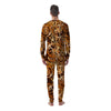 Gears And Steampunk Cogs Print Men's Pajamas-grizzshop