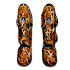 Gears And Steampunk Cogs Print Muay Thai Shin Guards-grizzshop