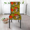 Geisha Japanese Dragon Print Chair Cover-grizzshop