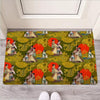 Geisha Japanese Dragon Print Door Mat-grizzshop