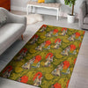 Geisha Japanese Dragon Print Floor Mat-grizzshop