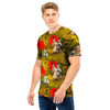 Geisha Japanese Dragon Print Men T Shirt-grizzshop