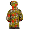 Geisha Japanese Dragon Print Men's Hoodie-grizzshop