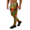 Geisha Japanese Dragon Print Men's Joggers-grizzshop