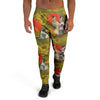 Geisha Japanese Dragon Print Men's Joggers-grizzshop