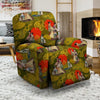 Geisha Japanese Dragon Print Recliner Cover-grizzshop