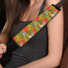 Geisha Japanese Dragon Print Seat Belt Cover-grizzshop