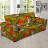 Geisha Japanese Dragon Print Sofa Cover-grizzshop