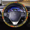 Geisha Japanese Dragon Print Steering Wheel Cover-grizzshop