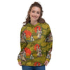 Geisha Japanese Dragon Print Women's Hoodie-grizzshop