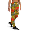 Geisha Japanese Dragon Print Women's Joggers-grizzshop