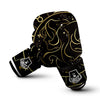 Gemini Sign Black And Gold Print Boxing Gloves-grizzshop