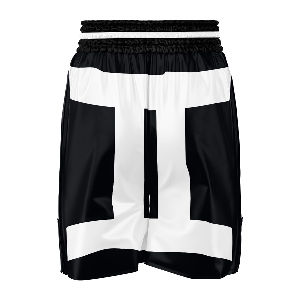 Gemini Sign White And Black Print Boxing Shorts-grizzshop