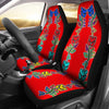 Generations Floral Red Car Seat Covers-grizzshop