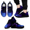 Geomagnetic Storm Galaxy Space Print Black Sneaker Shoes For Men Women-grizzshop