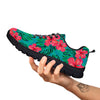 Geometric Aztec Tropical Print Pattern Black Sneaker-grizzshop