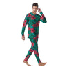 Geometric Aztec Tropical Print Pattern Men's Pajamas-grizzshop