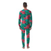 Geometric Aztec Tropical Print Pattern Men's Pajamas-grizzshop