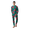 Geometric Aztec Tropical Print Pattern Men's Pajamas-grizzshop