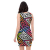 Geometric Bodycon Dress-grizzshop