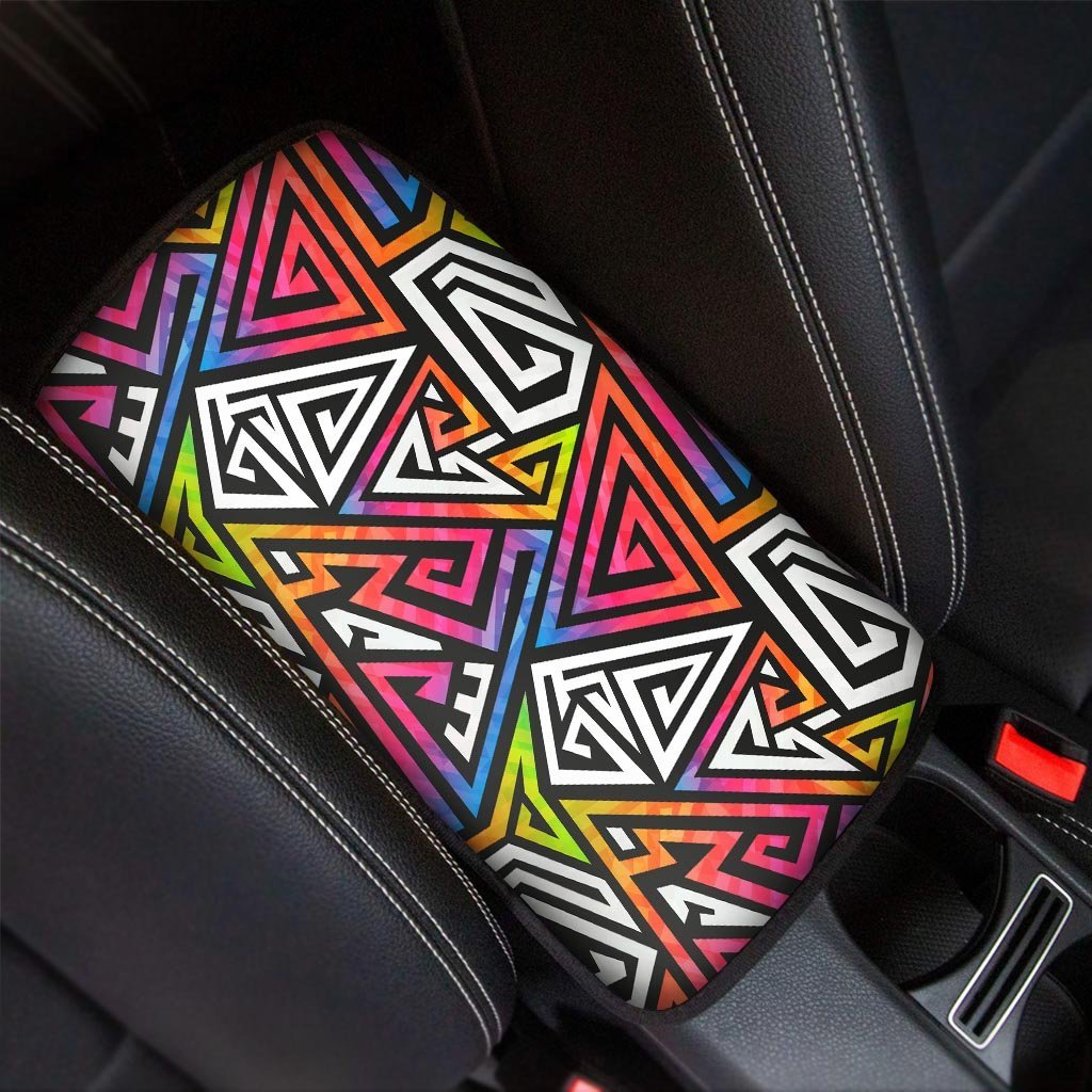 Geometric Car Console Cover-grizzshop