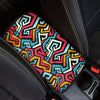 Geometric Graffiti Psychedelic Car Console Cover-grizzshop